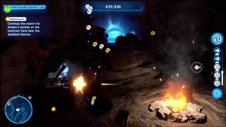 This Kyber Brick is hidden in the cave - LEGO Skywalker Saga: Jundland Wastes - list of all puzzles - LEGO Skywalker Saga: Tatooine - LEGO Skywalker Saga Guide