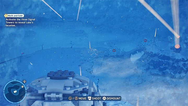 The way to the south tower is blocked and you need to clear it first - LEGO Skywalker Saga: Hoth and Cold - walkthrough - LEGO Skywalker Saga: Episode 5 - The Empire Strikes Back - LEGO Skywalker Saga Guide