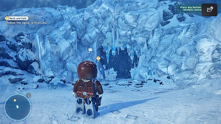 Correctly positioning the antennas from all 3 towers will allow you to add Luke's location to the map - LEGO Skywalker Saga: Hoth and Cold - walkthrough - LEGO Skywalker Saga: Episode 5 - The Empire Strikes Back - LEGO Skywalker Saga Guide