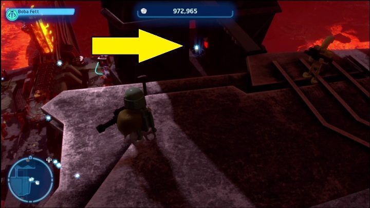 This brick is on the tower in the eastern part of the region - LEGO Skywalker Saga: Mining Complex - list of all puzzles - LEGO Skywalker Saga: Mustafar - LEGO Skywalker Saga Guide