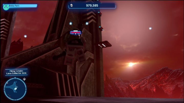 This brick is on the top of the tower - LEGO Skywalker Saga: Mining Complex - list of all puzzles - LEGO Skywalker Saga: Mustafar - LEGO Skywalker Saga Guide