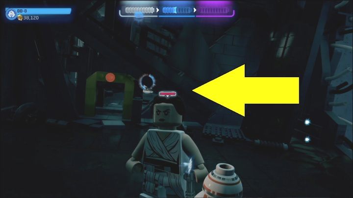 The next collectible can be obtained by BB-8 - LEGO Skywalker Saga: The Rise of Skywalker - list of collectibles and rewards - LEGO Skywalker Saga: Minikits - LEGO Skywalker Saga Guide