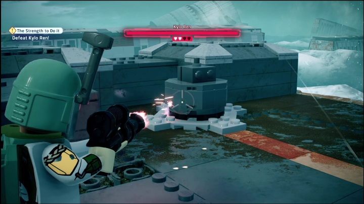 You'll find the final part during the battle on the platforms - LEGO Skywalker Saga: The Rise of Skywalker - list of collectibles and rewards - LEGO Skywalker Saga: Minikits - LEGO Skywalker Saga Guide