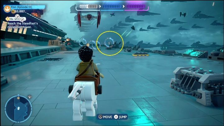 You can see this collectible while running on the map - LEGO Skywalker Saga: The Rise of Skywalker - list of collectibles and rewards - LEGO Skywalker Saga: Minikits - LEGO Skywalker Saga Guide