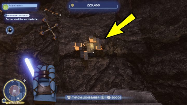 Fly to the Mining Complex on the planet Mustafar and visit all exploration areas - LEGO Skywalker Saga: Wheelbarrow Woes - walkthrough - LEGO Skywalker Saga: Ahch-To - Island with a temple - LEGO Skywalker Saga Guide