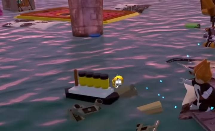 Minikit #2. - Minikit in level 11 (Above Parr) in LEGO The Incredibles - Location of all minikits - LEGO The Incredibles Game Guide