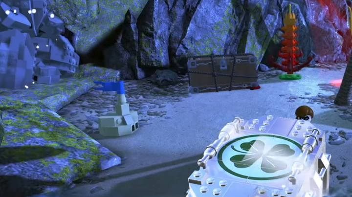 Minikit #4 and #5. - Minikit in level 11 (Above Parr) in LEGO The Incredibles - Location of all minikits - LEGO The Incredibles Game Guide