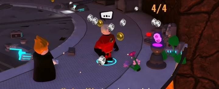 Minikit #5. - Minikit in level 10 (Return to Nomanisan Island) in LEGO The Incredibles - Location of all minikits - LEGO The Incredibles Game Guide