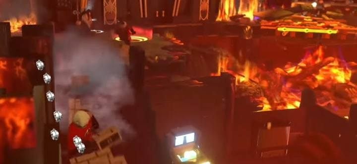 Minikit #7. - Minikit in level 8 (Vigilantes) in LEGO The Incredibles - Location of all minikits - LEGO The Incredibles Game Guide