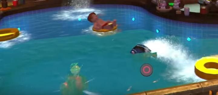 Minikit #3. - Minikits in level 7 (The Golden Years) in LEGO The Incredibles - Location of all minikits - LEGO The Incredibles Game Guide