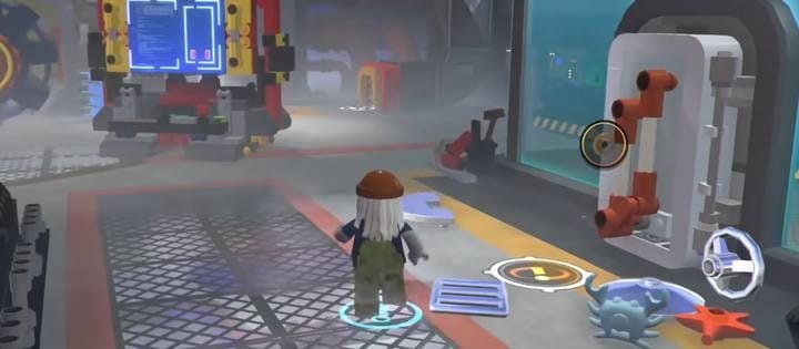 Minikit #9. - Minikits in level 6 (Screenslaver Showdown) in LEGO The Incredibles - Location of all minikits - LEGO The Incredibles Game Guide