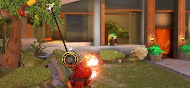 Minikit #9. - Minikits in level 5 (Parrty House) in LEGO The Incredibles - Location of all minikits - LEGO The Incredibles Game Guide