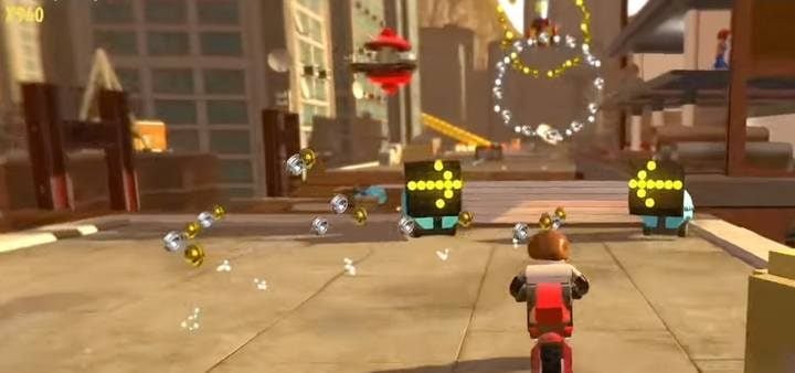 Minikit #5. - Minikits in level 2 (Hover Train Hijinx) in LEGO The Incredibles - Location of all minikits - LEGO The Incredibles Game Guide