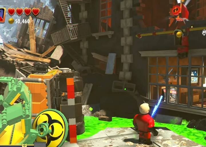 Minikit #4. - Minikits in Level 1 (Under-mined) in LEGO The Incredibles - Location of all minikits - LEGO The Incredibles Game Guide