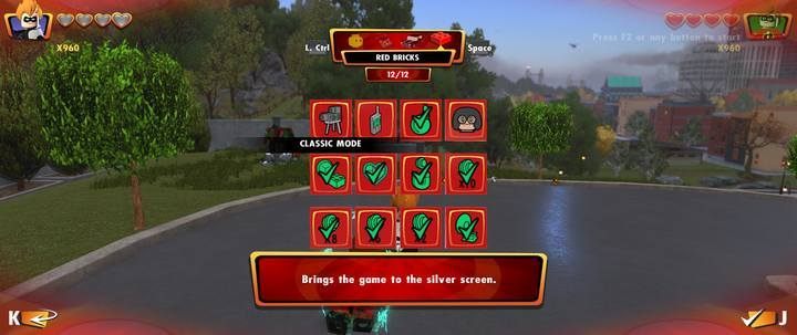 There are Super builds in every district, however, only some of them will grant you Red bricks, which - after activating them in the game menu (hold and press the character select button and open the last tab) - grant access to various bonuses - Red bricks (Super builds) - Maps of challenges and golden bricks - LEGO The Incredibles Game Guide