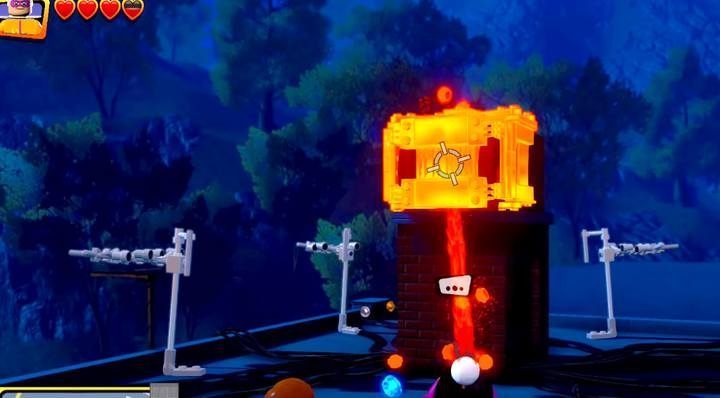 Reflux can destroy golden bricks - aside from the relation to plot, various secrets can often be found behind such objects. - Elastigirl On The Case - Level 4 in LEGO The Incredibles Walkthrough - Walkthrough - LEGO The Incredibles Game Guide