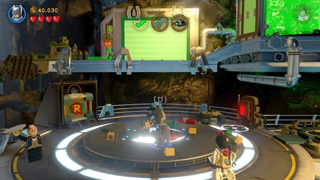 Switch characters to Batman and smash all objects around you (glass objects can be destroyed when you are wearing the Sonar Suit) - Space Suits You, Sir! - Walkthrough - LEGO Batman 3: Beyond Gotham - Game Guide and Walkthrough