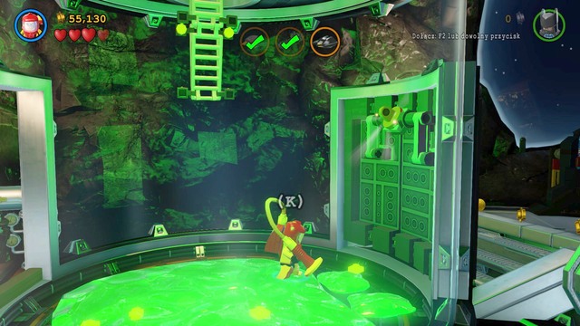 After shattering the glass door switch to Robin and put on the Hazard Suit - Space Suits You, Sir! - Walkthrough - LEGO Batman 3: Beyond Gotham - Game Guide and Walkthrough