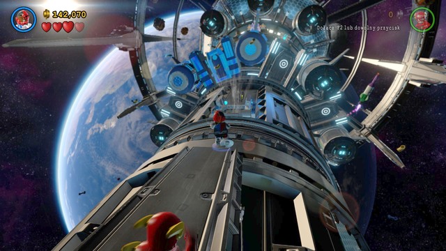 When you can control a character again, start collecting all studs around - Space Suits You, Sir! - Walkthrough - LEGO Batman 3: Beyond Gotham - Game Guide and Walkthrough