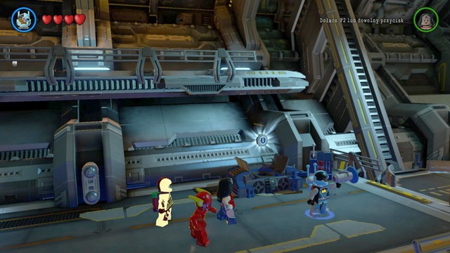 After destroying the object, use the resulting bricks to create a control panel, and unlock the locker next to you - Space Station Infestation - Walkthrough - LEGO Batman 3: Beyond Gotham - Game Guide and Walkthrough