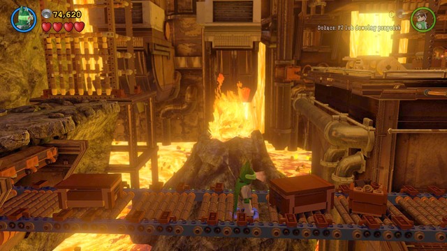 Once you have got free from Sinestros hands, destroy all the objects on the right and create a machine of the resulting bricks - Aw-Qward Situation - Walkthrough - LEGO Batman 3: Beyond Gotham - Game Guide and Walkthrough