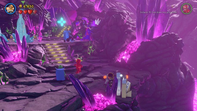 You can obtain the first Minikit after destroying five silver crystals - Minikits - Power of Love - secrets - LEGO Batman 3: Beyond Gotham - Game Guide and Walkthrough