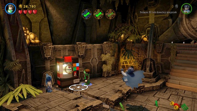 Near the main door, at the end of the location, you will see a station for charging Robins Illumination suit - Minikits - Need for Greed - secrets - LEGO Batman 3: Beyond Gotham - Game Guide and Walkthrough