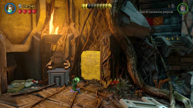 When in the main cave, fly to the left and you will find a gold wall - Minikits - Need for Greed - secrets - LEGO Batman 3: Beyond Gotham - Game Guide and Walkthrough