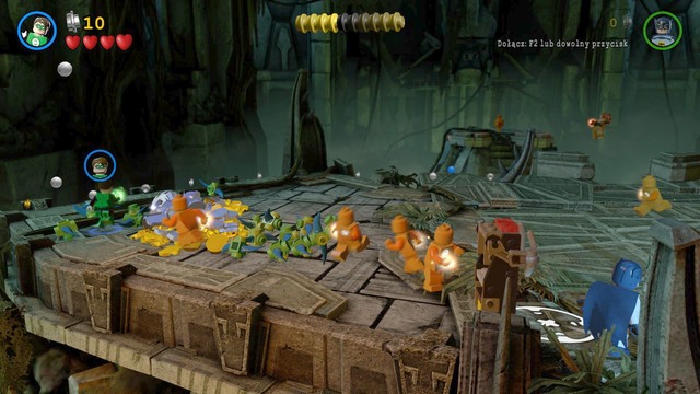 You will find the ninth Minikit on the arena where you fight Larfleez - Minikits - Need for Greed - secrets - LEGO Batman 3: Beyond Gotham - Game Guide and Walkthrough