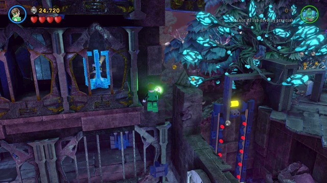 The seventh Minikit can be obtained when unlocking the elevator - Minikits - Jailhouse Nok - secrets - LEGO Batman 3: Beyond Gotham - Game Guide and Walkthrough