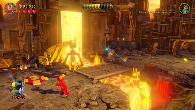 After collecting the third Minikit, you can collect the fourth one - Minikits - Aw-Qward Situation - secrets - LEGO Batman 3: Beyond Gotham - Game Guide and Walkthrough