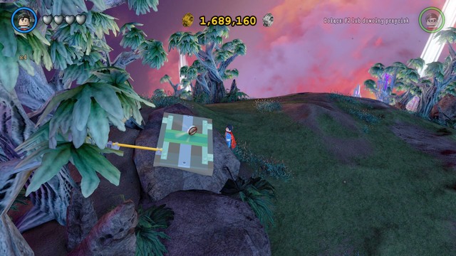 In the place where you can see a column of light, you will find a locked chest - Characters and vehicles - Nok - secrets - LEGO Batman 3: Beyond Gotham - Game Guide and Walkthrough