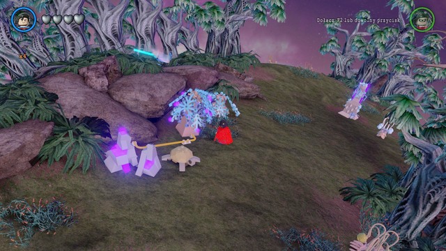 On the other side of the woods, you will find the power source - Characters and vehicles - Nok - secrets - LEGO Batman 3: Beyond Gotham - Game Guide and Walkthrough