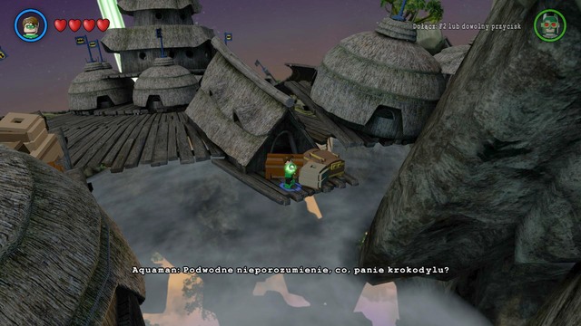 The next Token can be obtained by destroying the boxes in the village - Characters and vehicles - Odym - secrets - LEGO Batman 3: Beyond Gotham - Game Guide and Walkthrough