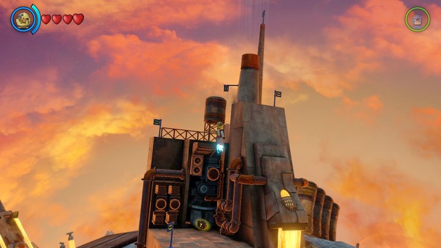 To unlock this vehicle, you have to destroy a dozen-or-so flags within the time limit - Characters and vehicles - Qward - secrets - LEGO Batman 3: Beyond Gotham - Game Guide and Walkthrough