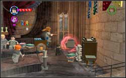 Hermione (Blue Top): In the corner of the classroom you will find a cabinet, use (DM) on it - LEGO Harry Potter Years 1-4: Hogwarts Bonuses - Walkthrough - Secrets and Collectibles - LEGO Harry Potter Years 1-4 Guide & Walkthrough