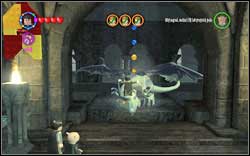 Destroy the two spheres in front of the dragon and then assemble him - LEGO Harry Potter Years 1-4: Hogwarts Bonuses - Walkthrough - Secrets and Collectibles - LEGO Harry Potter Years 1-4 Guide & Walkthrough