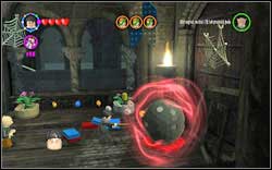 Extra Hearts: At the end of the room on the right you will find a black sphere - use (DM) on it - LEGO Harry Potter Years 1-4: Hogwarts Bonuses - Walkthrough - Secrets and Collectibles - LEGO Harry Potter Years 1-4 Guide & Walkthrough