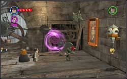 Approach the painting on the right and use magic on it - LEGO Harry Potter Years 1-4: Hogwarts Bonuses - Walkthrough - Secrets and Collectibles - LEGO Harry Potter Years 1-4 Guide & Walkthrough