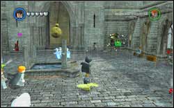 Ravenclaw Prefect: Use (RD) on the silver armour (after getting the Red Brick), jump onto the plunger and clean five yellow stains - LEGO Harry Potter Years 1-4: Hogwarts Bonuses - Walkthrough - Secrets and Collectibles - LEGO Harry Potter Years 1-4 Guide & Walkthrough