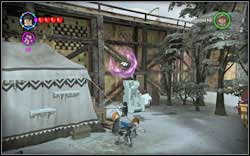 Stud Magnet: (Time Travel) Head right, pick up the hammer chisel (WL) and chip away the block to get the Brick - LEGO Harry Potter Years 1-4: Hogwarts Bonuses - Walkthrough - Secrets and Collectibles - LEGO Harry Potter Years 1-4 Guide & Walkthrough