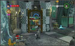 Right beside the entrance, use magic on the bookshelf to free the student - LEGO Harry Potter Years 1-4: Hogwarts Bonuses - Walkthrough - Secrets and Collectibles - LEGO Harry Potter Years 1-4 Guide & Walkthrough