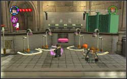 Score x8: Using (WL), place the two missing showers and then turn on the water in all four showers using normal magic - LEGO Harry Potter Years 1-4: Hogwarts Bonuses - Walkthrough - Secrets and Collectibles - LEGO Harry Potter Years 1-4 Guide & Walkthrough