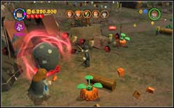 Death Eater: Right beside and below the hungry book you will find a black sphere - destroy it with (DM) - LEGO Harry Potter Years 1-4: Year 4 Bonuses - Walkthrough - Secrets and Collectibles - LEGO Harry Potter Years 1-4 Guide & Walkthrough