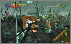 Ravenclaw (blue): After fixing the car, head down - you will find a pile of silver chests - LEGO Harry Potter Years 1-4: Year 4 Bonuses - Walkthrough - Secrets and Collectibles - LEGO Harry Potter Years 1-4 Guide & Walkthrough