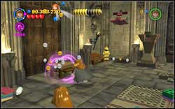 George (Sweater): In the second big room on the left you will find a cabinet, use a character with a book on it - LEGO Harry Potter Years 1-4: Year 3 Bonuses - Walkthrough - Secrets and Collectibles - LEGO Harry Potter Years 1-4 Guide & Walkthrough