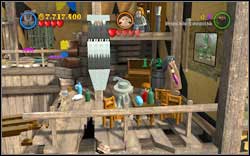 Slytherin (green): Next to the bridge you will find two scrolls, which unrolled (WL) will show the Slytherin team - LEGO Harry Potter Years 1-4: Year 2 Bonuses - Walkthrough - Secrets and Collectibles - LEGO Harry Potter Years 1-4 Guide & Walkthrough