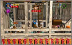 Ravenclaw (blue): Use magic on the four barrels with flags - LEGO Harry Potter Years 1-4: Year 2 Bonuses - Walkthrough - Secrets and Collectibles - LEGO Harry Potter Years 1-4 Guide & Walkthrough