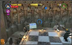 Ravenclaw (blue): At the back of the chessboard you will find a chest - open it with (RD) - LEGO Harry Potter Years 1-4: Year 1 Bonuses - Walkthrough - Secrets and Collectibles - LEGO Harry Potter Years 1-4 Guide & Walkthrough