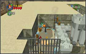 Switch to Ron and jump across the platform #1 to the wardrobe, where you will put earmuffs on - LEGO Harry Potter Years 1-4: Gringotts - Secrets and Collectibles - LEGO Harry Potter Years 1-4 Guide & Walkthrough